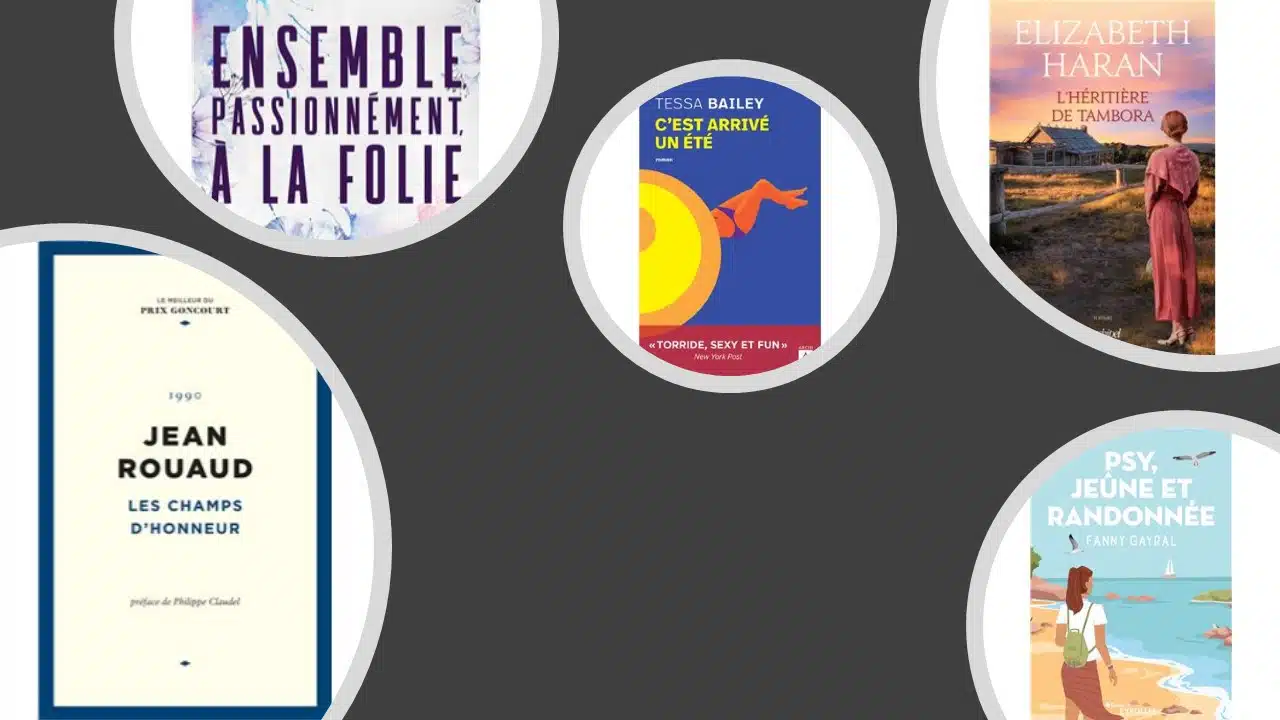 5 sorties livres du mois de juillet 2023